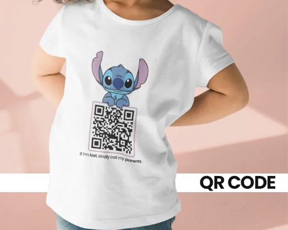 QR Tshirt for Kids - If I Lost, Call My Parent