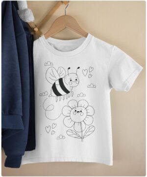 Insect T-Shirt – Cute Bugs, Big Smiles & Happy Nature 🐝🌼