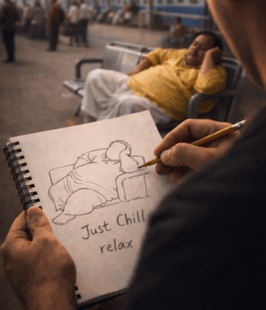 Just Chill Kaka T Shirt | The Desi Mood We All Wish We Had